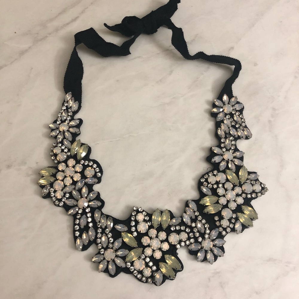 J. Crew Bib Opal Statement Necklace